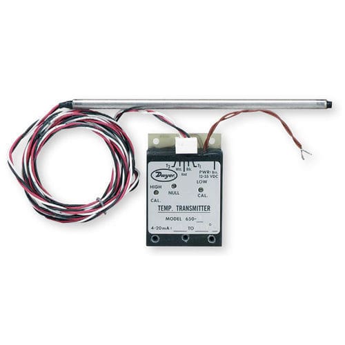 Thermoelement-Temperaturmessumformer - 650 series - DWYER - RTD / 2-Leiter / 4-20 mA