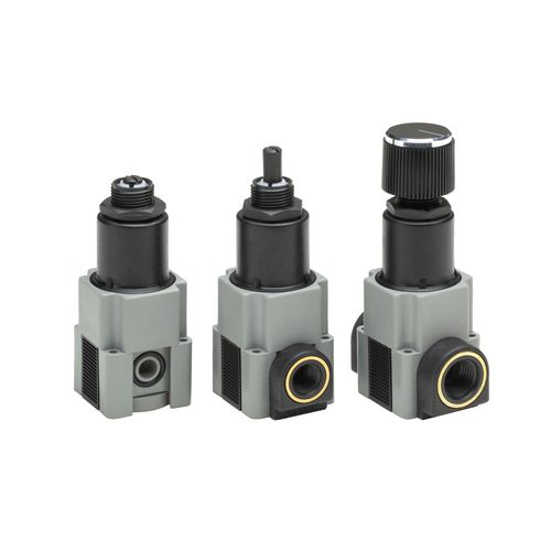 Druckminderer mit Druckentlastung - R4010 series - AIR Logic - für Luft und Gas / Membran / einstufig