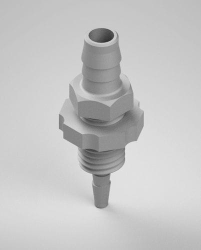 Pneumatischer Anschluss - F3100 series - AIR Logic - geriffelt / Polypropylen / Nylon