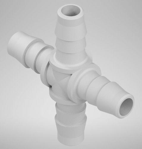 Pneumatischer Anschluss - F31468 series - AIR Logic - geriffelt / Kreuz / Polypropylen