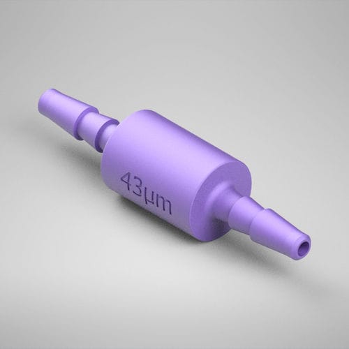 Drosselblende mit Öffnung - F950 series - AIR Logic - geriffelt