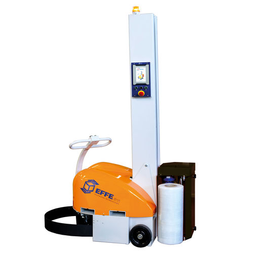 Vertikaler Stretchwickler - Oscar Touch V.5 - EFFE3TI Packaging Technologies - halbautomatisch / Roboter / Paletten