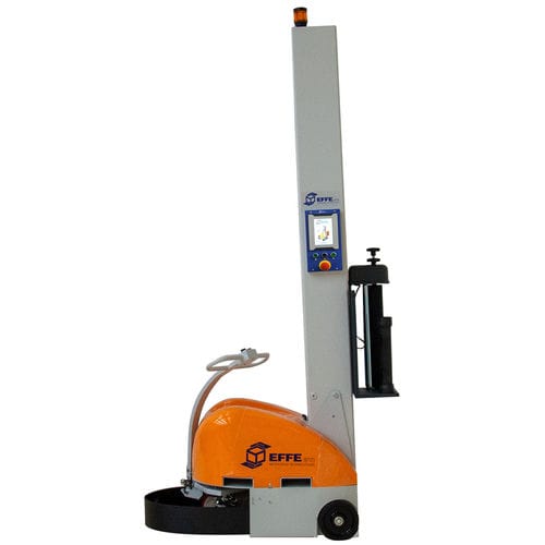Vertikaler Stretchwickler - Oscar Touch V.1 - EFFE3TI Packaging Technologies - halbautomatisch / Roboter / mit mechanischer Bremse
