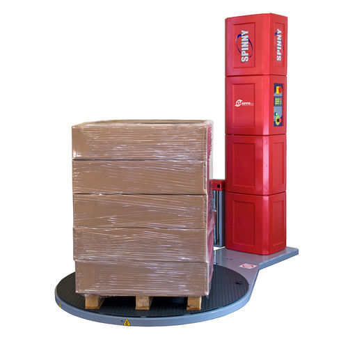 Stretchwickler mit Drehteller - Spinny S140 - EFFE3TI Packaging Technologies - halbautomatisch / für die Lebensmittel- und Getränkeindustrie / für Industrieanwendungen