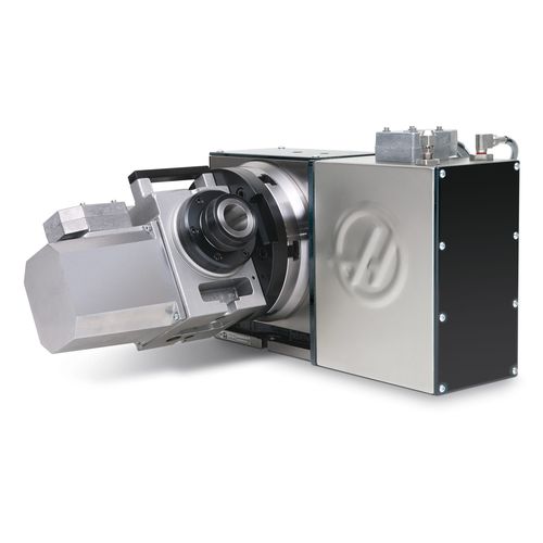 Motordrehtisch - T5C - Haas Automation - kippbar / zur Materialbearbeitung / 5-Achsen