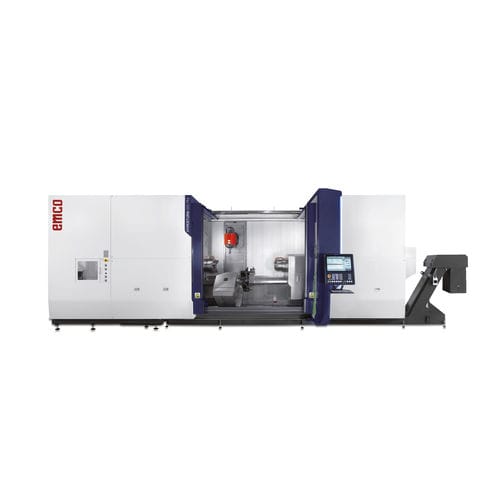 Dreh-Fräszentrum / CNC - HYPERTURN 100 POWERMILL - EMCO GmbH - horizontal / 5-Achs / Spindel