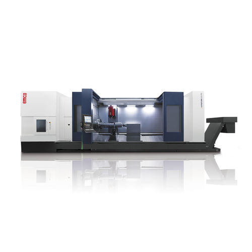 Dreh-Fräszentrum / CNC - HYPERTURN 200 Powermill - EMCO GmbH - horizontal / 3-Achs / Zweispindel