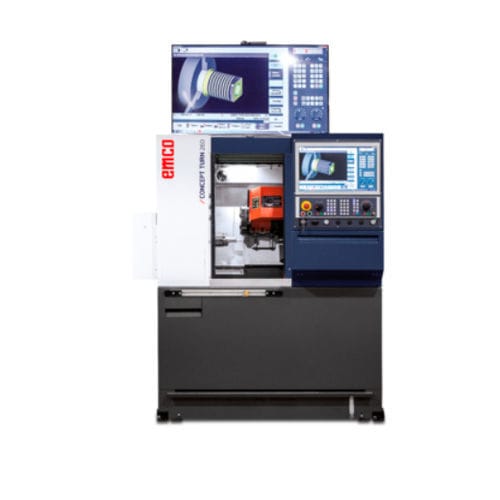 CNC-Drehmaschine - CONCEPT TURN 260 - EMCO GmbH - 2-Achs / Schrägbett / 12 Werkzeuge