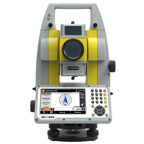 Reflektorlose Totalstation - ZOOM75 - GeoMax - mit Reflektor / Roboter / motorisiert