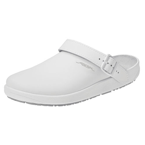 Rutschfeste Clogs - RUBBER 92 series - ABEBA - antistatisch / Leder
