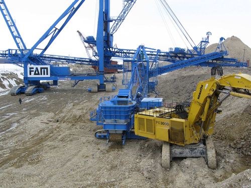 Schlag-Brechanlage - FAM - stationär / auf Raupen