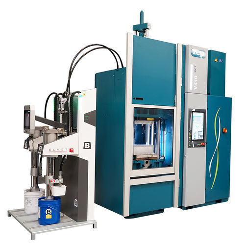 Vertikale Spritzgießmaschine - V410 LSR - REP international - elektrisch / für Flüssig-Silikonkautschuk / LSR