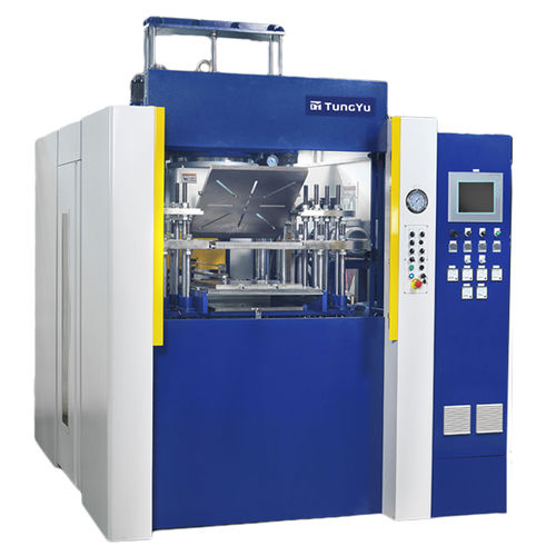 Kompressionsformmaschine - TYC-V-2RT - REP international - für Verbundstoffe / vertikal / einstellbar
