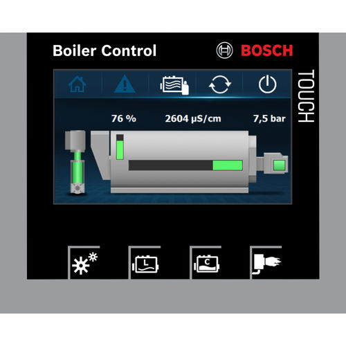 Kompakte Steuerung - Control - Bosch Industriekessel GmbH - für Dampfkessel