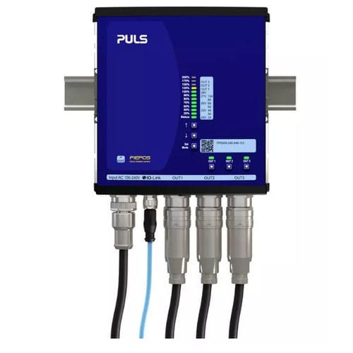 Stromversorgung für DIN-Schiene - FPS300.245-049-112 - PULS GmbH - AC/DC / Dreifachausgang / einstellbar