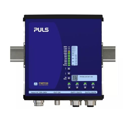 Stromversorgung für DIN-Schiene - FPH500.245-047-104 - PULS GmbH - AC/DC / mit mehreren Ausgängen / einstellbar