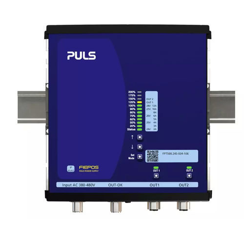 Stromversorgung für DIN-Schiene - FPT500.245-034-106 - PULS GmbH - AC/DC / Doppelausgang / einstellbar