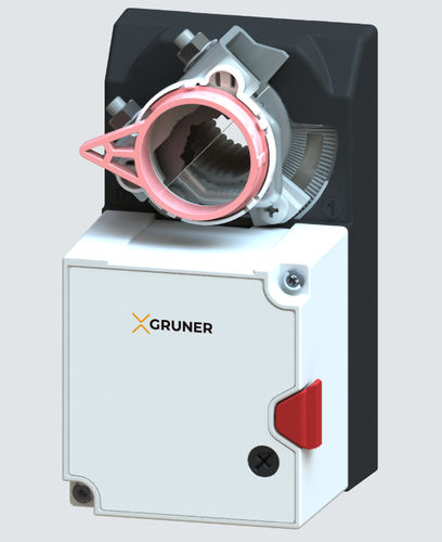 Elektrischer Klappenantrieb - 227-024-10 - GRUNER - drehbar / IP54 / kompakt