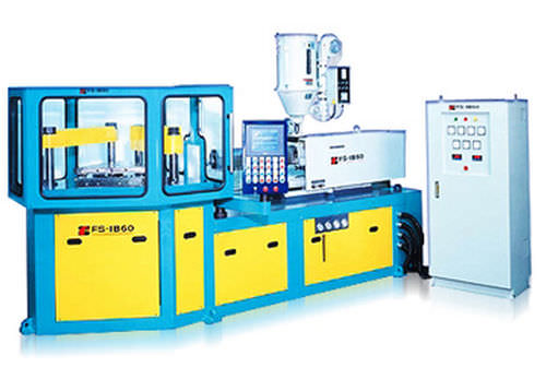 Spritzblasformmaschine - FS-IB60 - Full Shine Plastic Machinery Co., Ltd. - für Kunststoffflaschen / Einstationen / Hydraulik