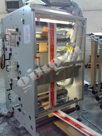 Inline-Flexodruckmaschine - max. 200 x 600 mm, 100 m/min | 906 series - Giugni S.r.l. - 3-Farben / für Kunststoff-Folien
