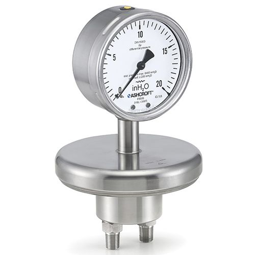 Differential-Manometer - F5509  - ASHCROFT - mit Zifferblatt-Anzeige / Gewinde / wandmontiert