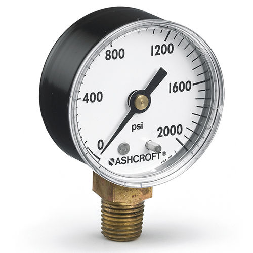 Manometer mit Zifferblatt-Anzeige - 1005 series - ASHCROFT - Gewinde / G 1/4 / G 1/8