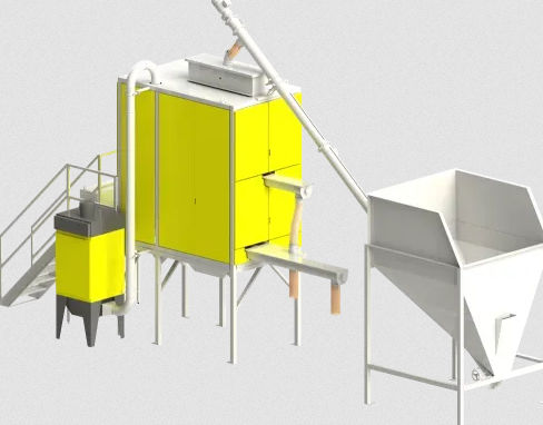Metallabscheider - KWS - HAMOS GmbH, Recycling- und Separationstechnik - Kunststoff / elektrostatisch / für die Recyclingindustrie