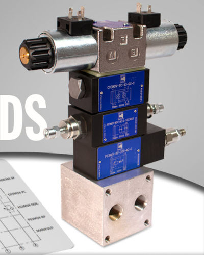 Kugelventil - CONTINENTAL HYDRAULICS - hydraulisch gesteuert / Durchflussbegrenzung / platzsparend