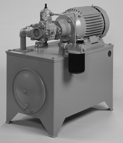 Hydraulikaggregat mit Elektromotor - NFPA-JIC - CONTINENTAL HYDRAULICS - stationär / Kolbenpumpe / mit Zahnradpumpe