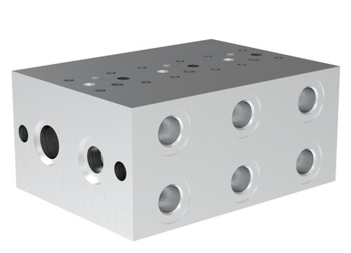 Modulare Aufspannplatte - PD04 series - ARGO-HYTOS - Aluminium / rechteckig / hydraulisch