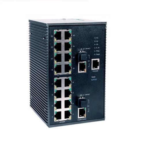 Ethernet-Switch / managed - IC086SLM162 - Emerson - 18 Ports / Gigabit / auf einem Gestell montiert