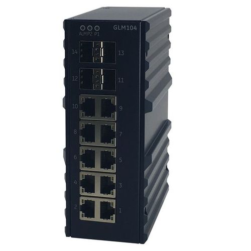 Ethernet-Switch / managed - IC086GLM104 - Emerson - 14 Ports / Gigabit-Ethernet / PROFINET