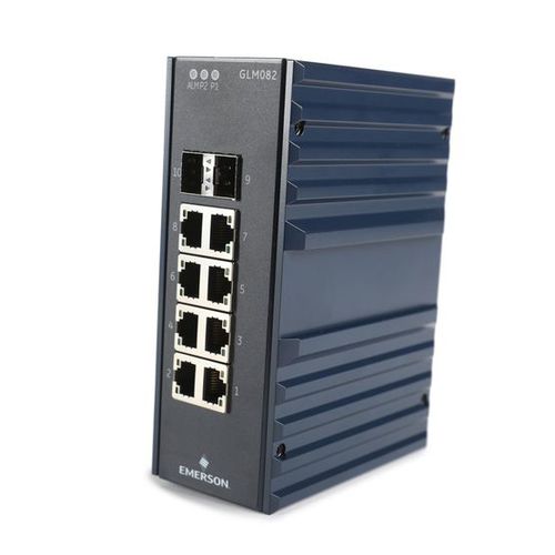 Ethernet-Switch / managed - IC086GLM082 - Emerson - 10 Ports / Gigabit-Ethernet / PROFINET