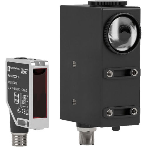 Rechteckiger Kontrasttaster - DK series - Pepperl+Fuchs SE - Laser / rotes Licht / blaues Licht