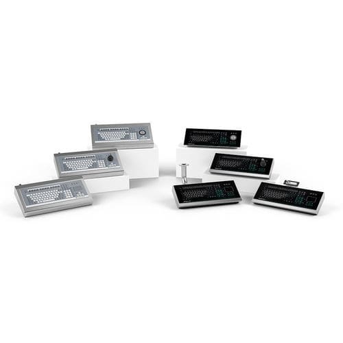 Einbaufähige Tastatur - EXTA series - Pepperl+Fuchs SE - kapazitiv / 105 Tasten / Touchpad