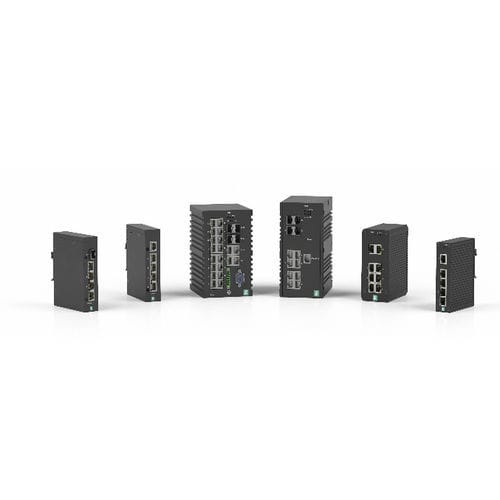 Ethernet-Schaltermodul / unmanaged - ICRL series - Pepperl+Fuchs SE - 8 Ports / 5 Ports / Hutschienen
