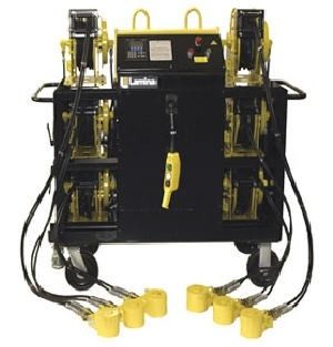 Hydraulisches Hebesystem - ANCHOR LAMINA - Synchron / für Aufroller