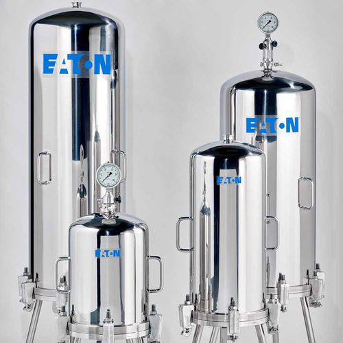 Zylinderförmiges Gehäuse - BECO INTEGRA DISC MA - Eaton Hydraulics - Edelstahl / für Chemikalien / ATEX