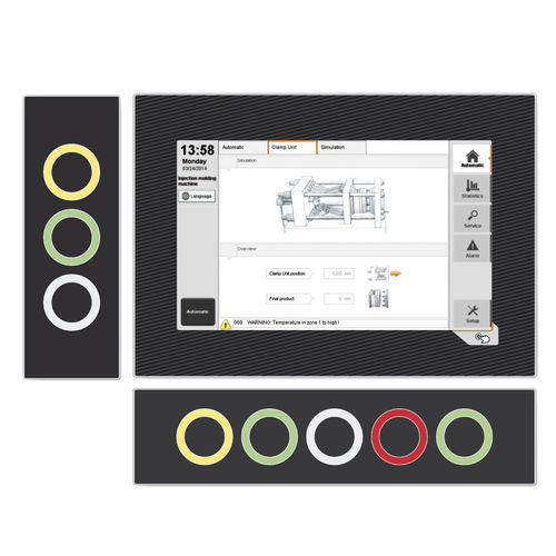 Nummernblock / 16 Tasten - 4XP0 series - B&R Industrie-Elektronik - 4 Tasten / 6 Tasten / einbaufähig