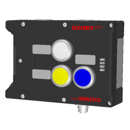 Elektromechanisches Schloss - MGB-L0-APA-AA6A1-S3-L-110547 - EUCHNER GmbH + Co. KG - Riegel / mit Knöpfen / für Tür