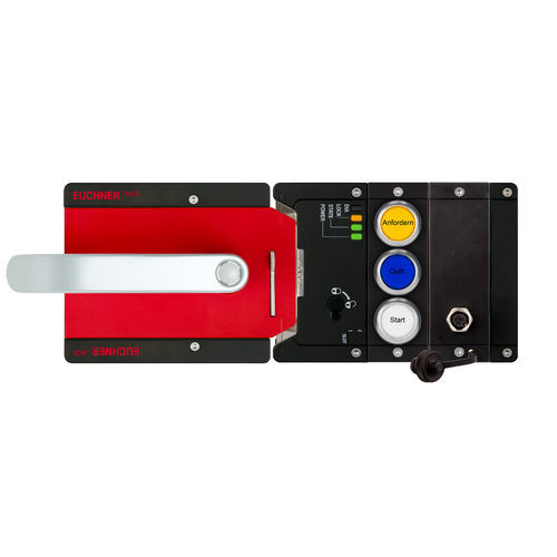Schloss mit Griff - MGB2-L1H-MLI-U-CA-L-161929 - EUCHNER GmbH + Co. KG - mit Knöpfen / elektromechanisch / für Tür