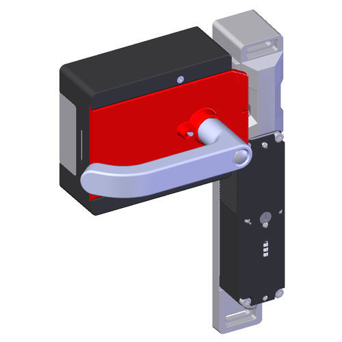 Schloss mit Griff - MGBS-P-L1H-AP-U-L-SA-161567 - EUCHNER GmbH + Co. KG - elektromechanisch / für Tür / Zink