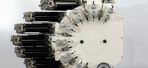 Tintenstrahl-Druckmaschine - DW 12 - Hinterkopf - digital / für Etiketten / für Flaschen