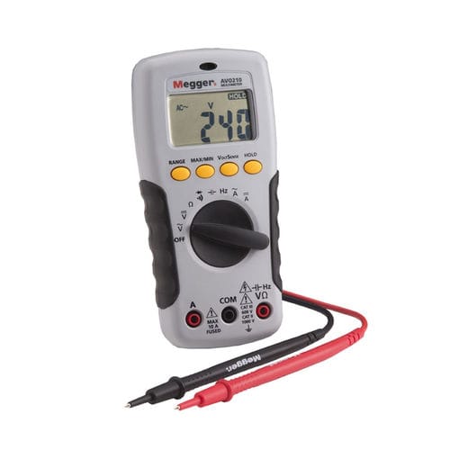 Digitales Multimeter - AVO®210 - MEGGER - tragbar / 1000 V / 600 V