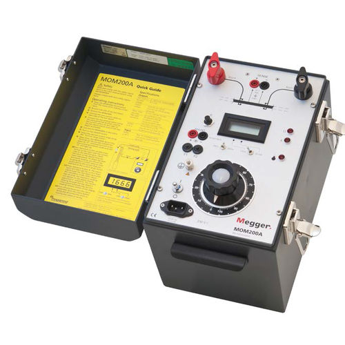 Digitales Mikroohmmeter - MOM200A - MEGGER - tragbar / gehärtet