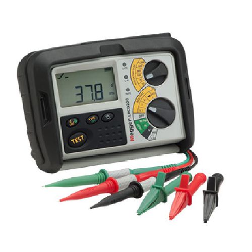RCD-Prüfgerät - LRCD200 series - MEGGER - Schleifenimpedanz / manuell / für Überlastschalter