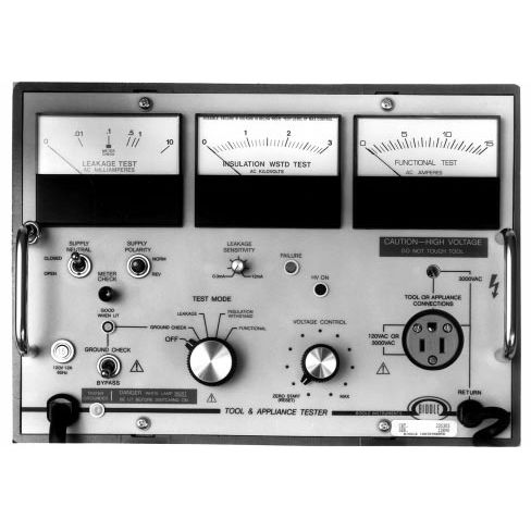 Tester / elektrische Isolation - MEGGER - Durchgang / Ableitstrom / Schutzleiter