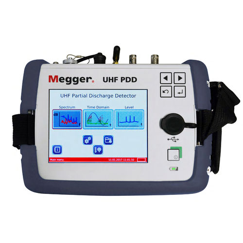 Teilentladungs-Messinstrument - UHF PD - MEGGER - Radiofrequenz / tragbar / mit Display
