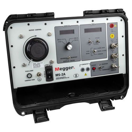 Stromprüfgerät - MS-2A - MEGGER - Leistungsfähigkeit / manuell / für Überlastschalter