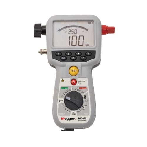 Digitales Mikroohmmeter - MOM2 - MEGGER - tragbar / 4-Leiter / mit niedrigem Widerstand